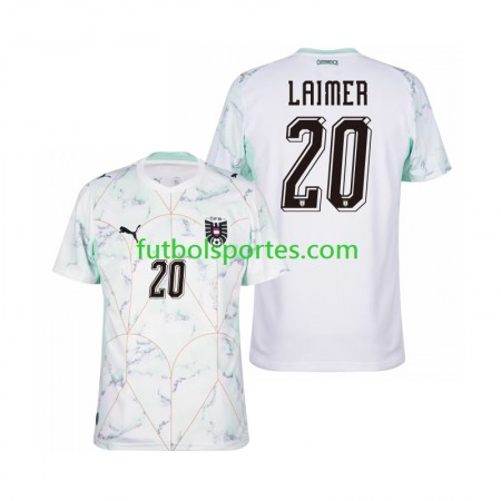 Camiseta Austria Konrad Laimer 20 Segunda Equipación Copa Mundo 2026 Camiseta Austria Konrad Laimer 20 Segunda Equipación Copa Mundo 2026